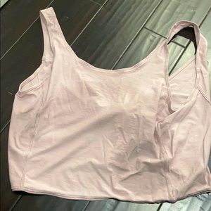Lululemon crop top with open back